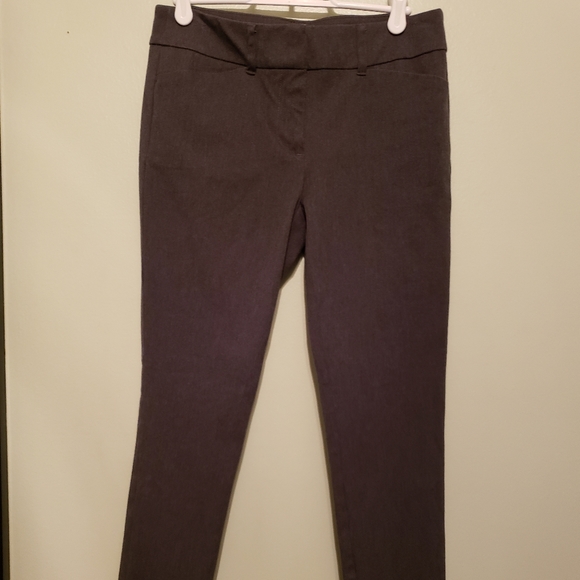 Loft Modern Skinny Ankle Pants, Gray, Petite, Size 2P - Picture 2 of 7
